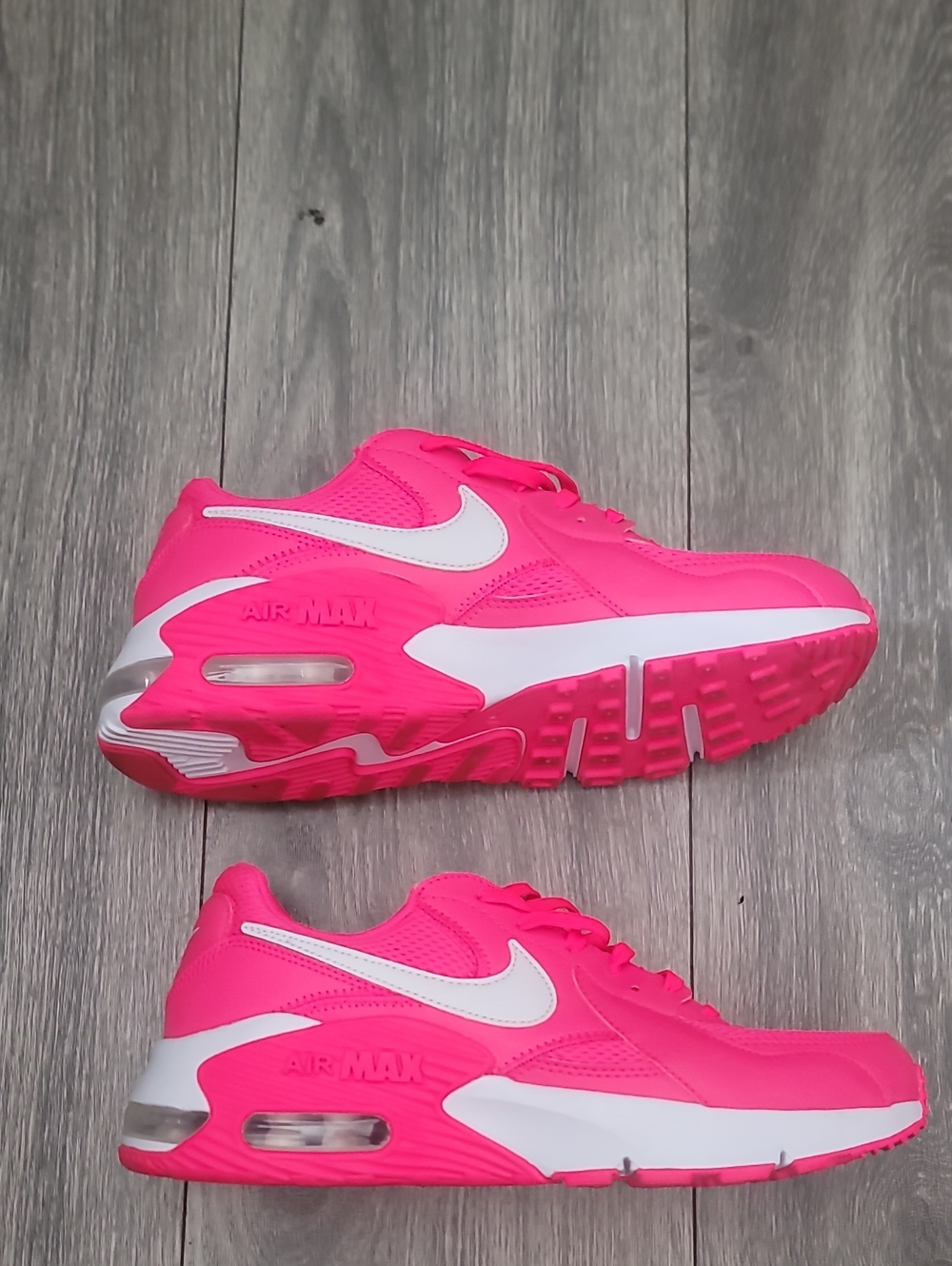 Nike Women's Air Max EXCEE Hot Pink and White Running Sneakers